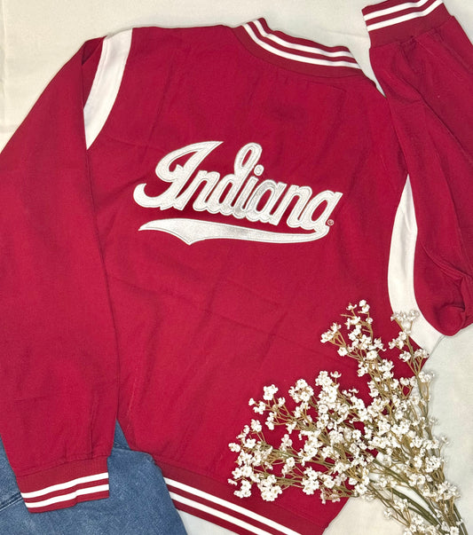 Officially Licensed Lightweight Embroidered Indiana Bomber Jacket