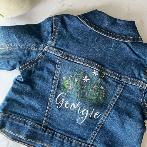Toddler/Child Embroidered Name Denim Jacket