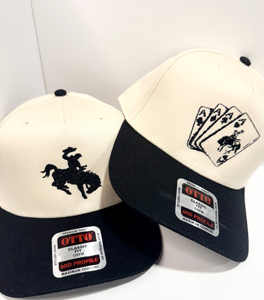 Embroidered Western Cowboy Trucker Hat